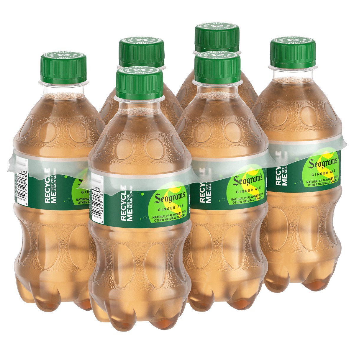 slide 6 of 13, Seagram's Seagrams Ginger Ale Bottles- 6 ct, 6 ct