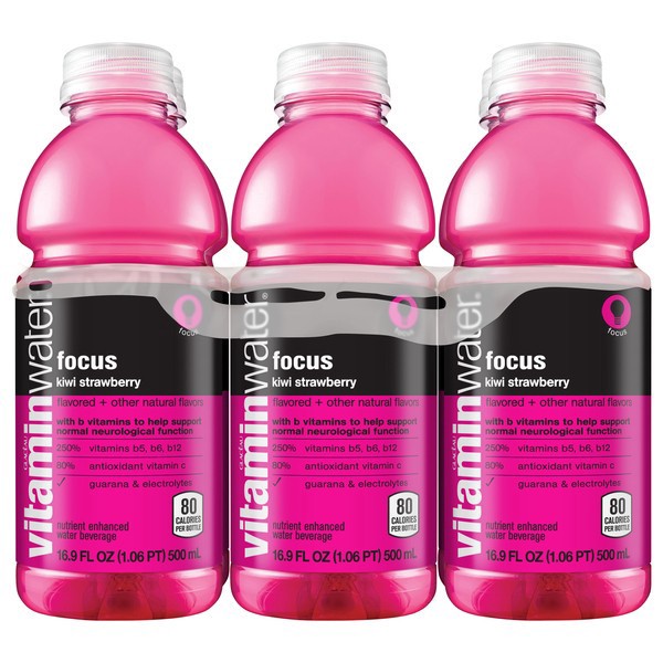 slide 1 of 1, vitaminwater focus Bottles- 6 ct, 6 ct