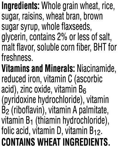 slide 2 of 7, Raisin Bran Breakfast Cereal Omega-3, 14.3 oz