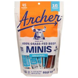 Country Archer Provisions Mild Original Minis Beef Sticks - 16 x 0.5 oz