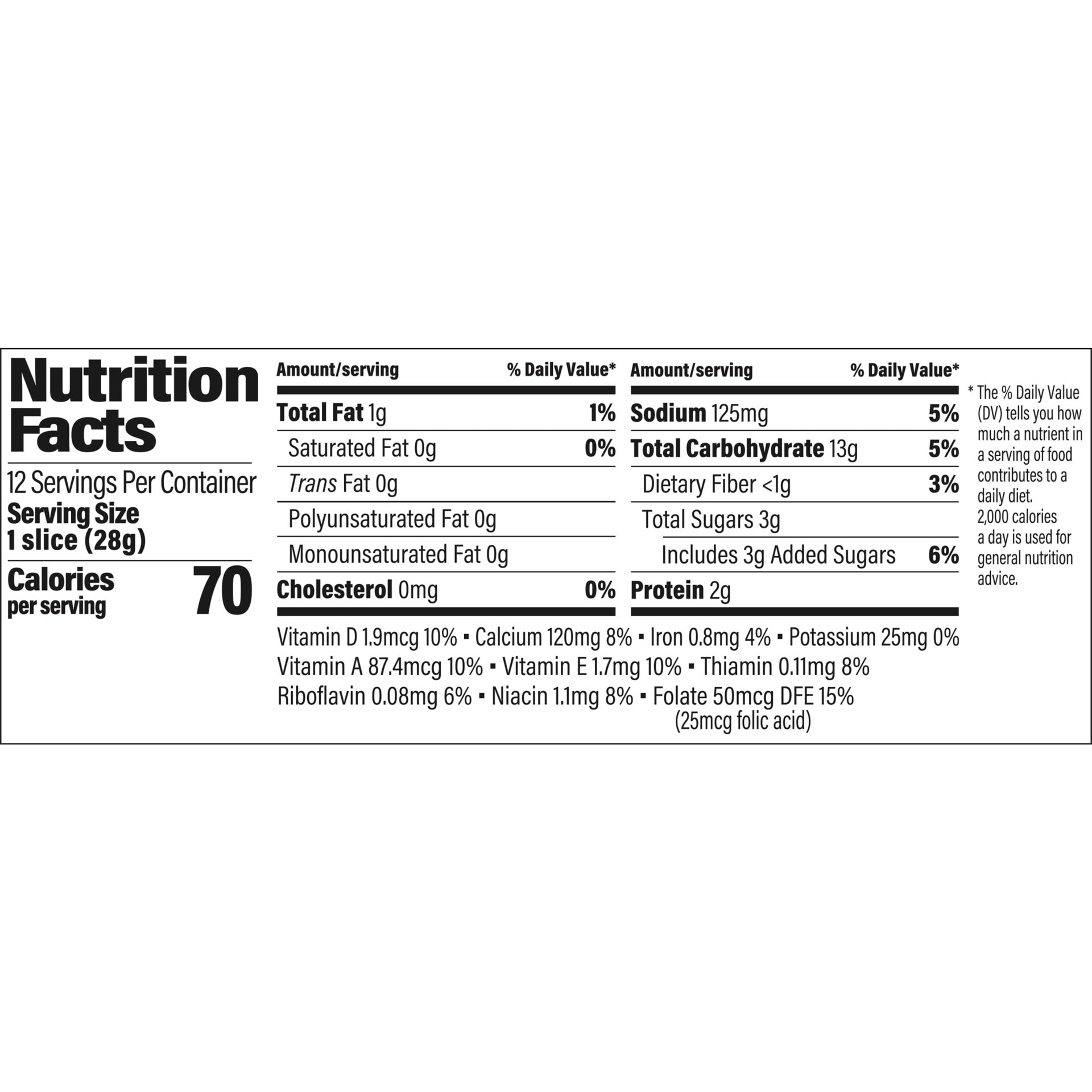 slide 5 of 7, Nature's Harvest White Bread, Half Loaf, 12 oz, 12 oz