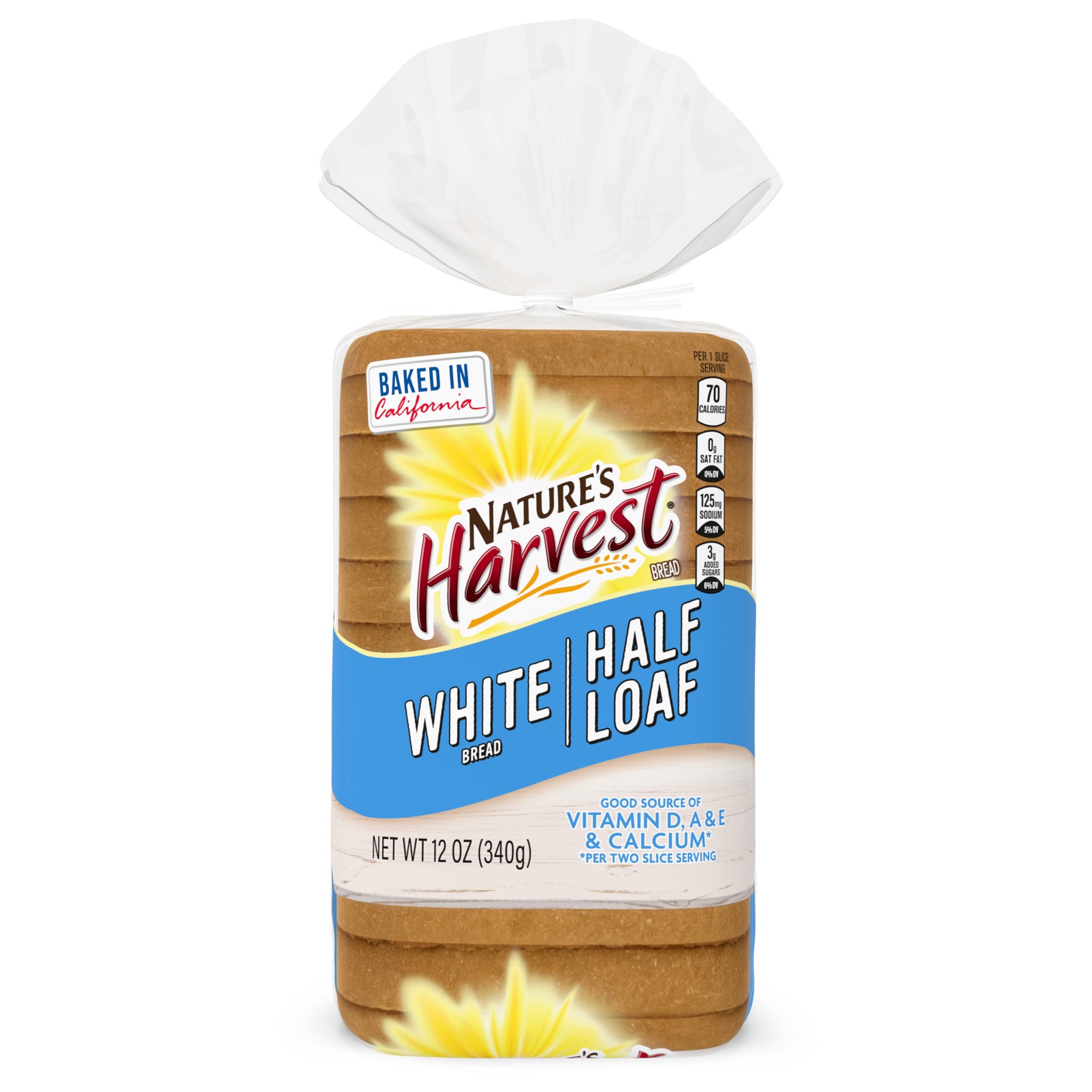 slide 6 of 7, Nature's Harvest White Bread, Half Loaf, 12 oz, 12 oz
