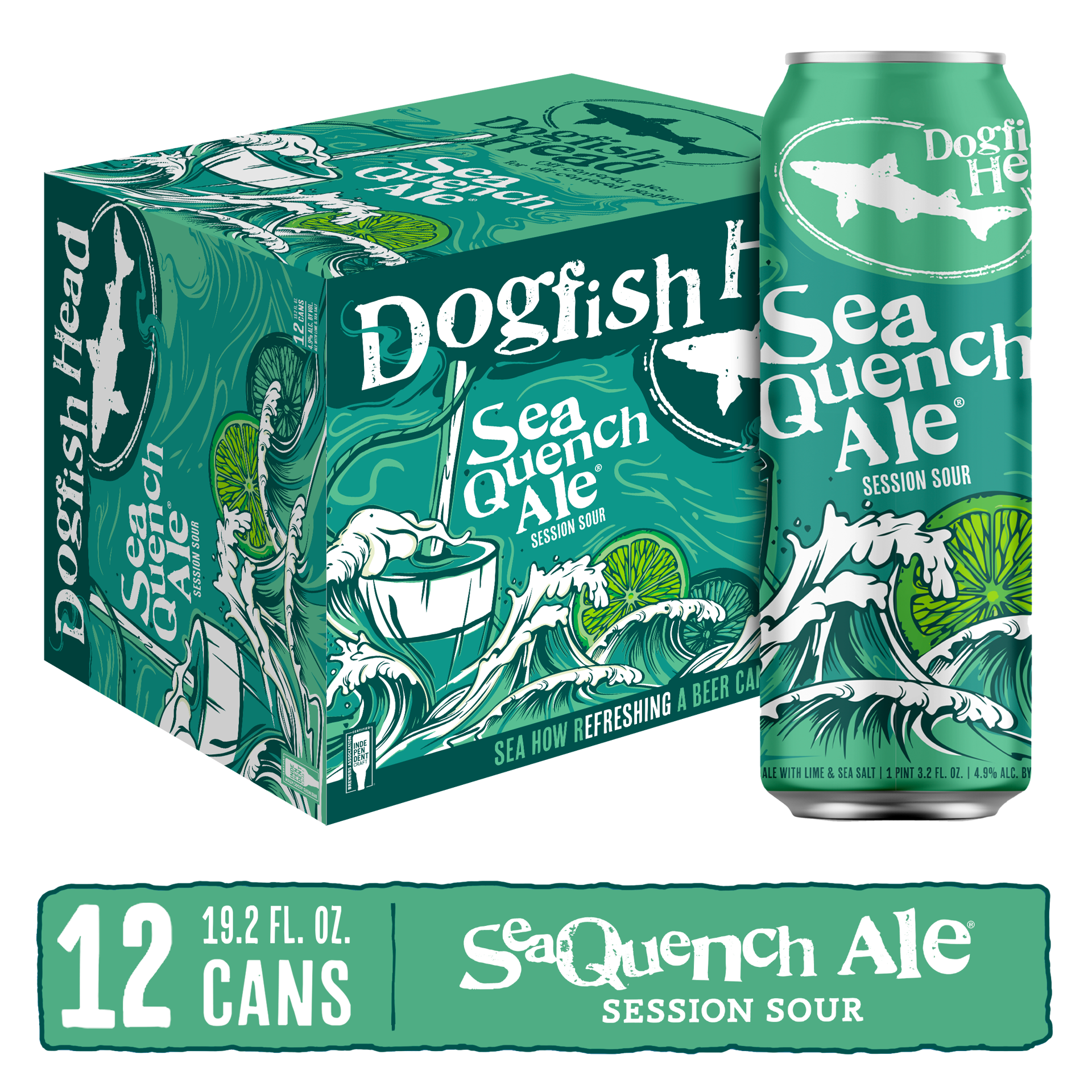 slide 1 of 4, Dogfish Head Seaquenchale Can, 1 ct