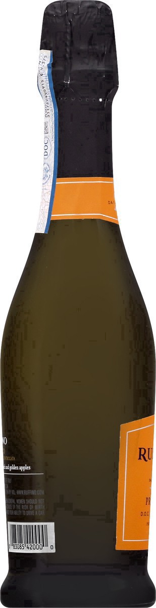 slide 3 of 35, Ruffino Lumina Prosecco DOC, Italian White Sparkling Wine, 375 mL Half Bottle, 12.68 fl oz
