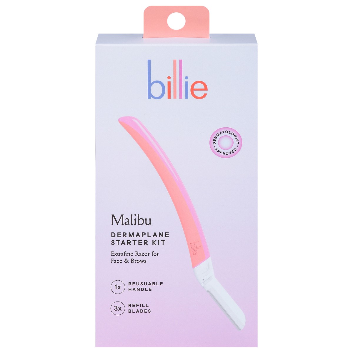 slide 7 of 13, Billie Malibu Dermaplane Starter Kit 1 ea, 1 ct