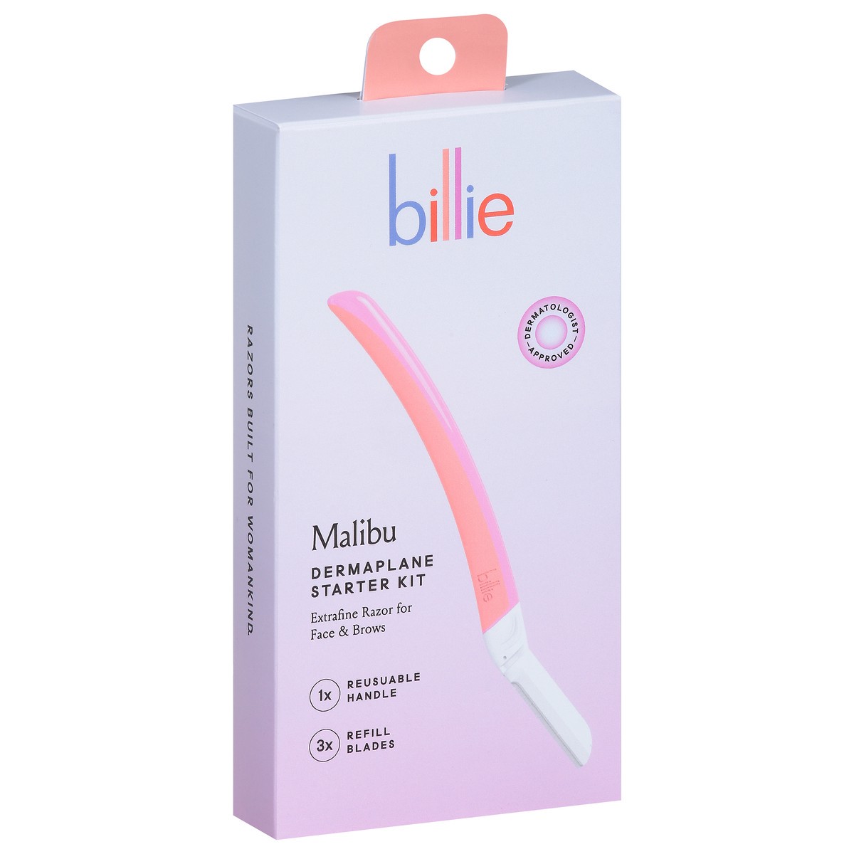 slide 8 of 13, Billie Malibu Dermaplane Starter Kit 1 ea, 1 ct