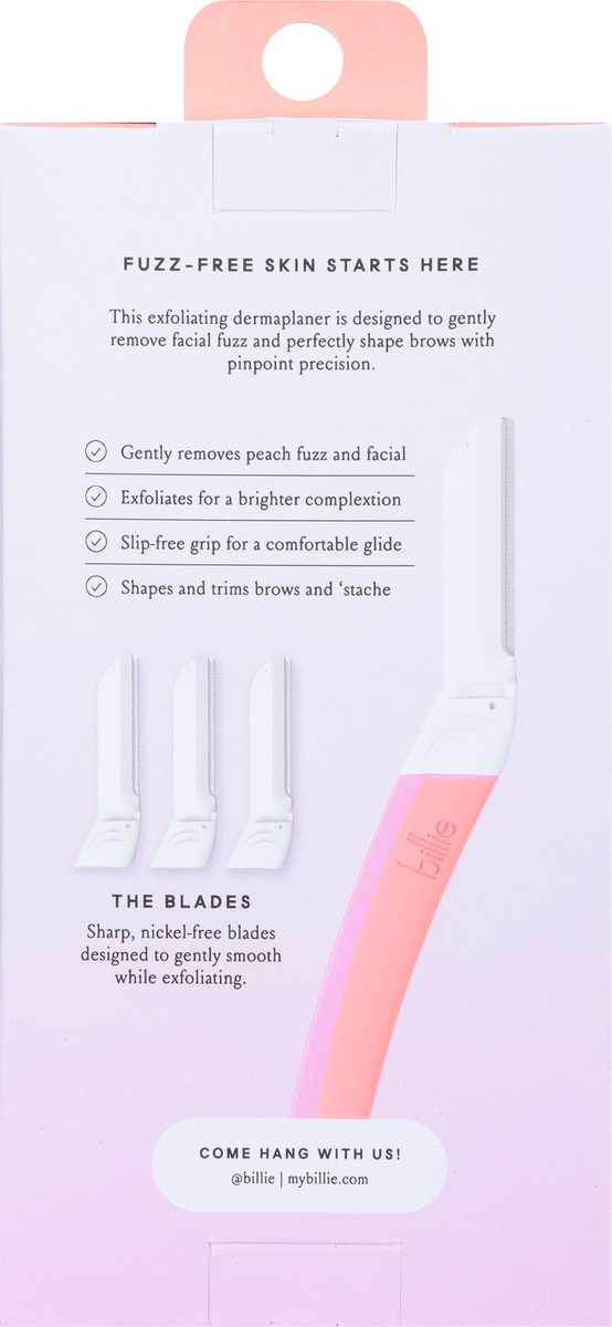 slide 13 of 13, Billie Malibu Dermaplane Starter Kit 1 ea, 1 ct