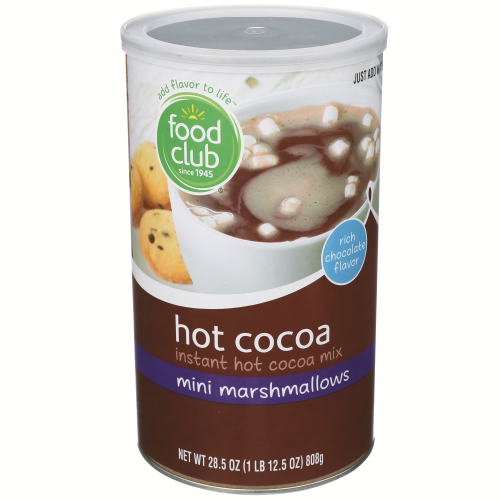 slide 1 of 1, Food Club Mini Marshmallows Instant Hot Cocoa Mix, 28.5 oz