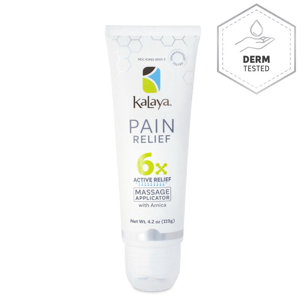 slide 5 of 6, Kalaya 6X Extra Strength Pain Relief Cream With Massage Applicator Topical Analgesic (4.2 Oz), 1 ct