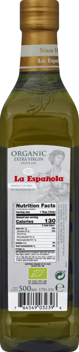 slide 5 of 7, La Española Olive Oil 500 ml, 500 ml