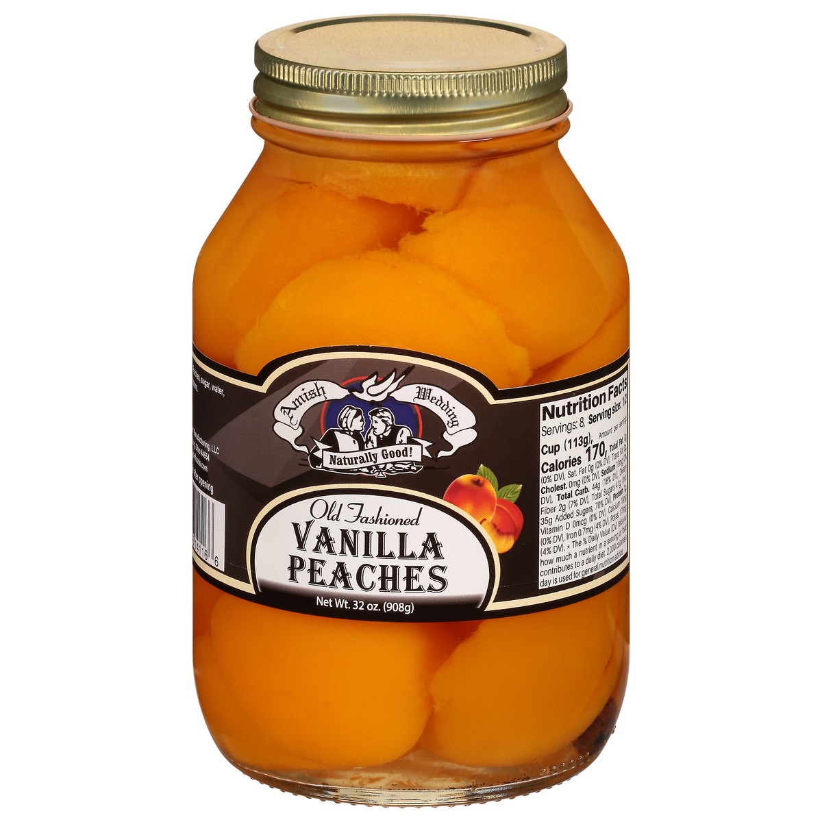 slide 3 of 9, Amish Wedding Old Fashioned Vanilla Peaches 32 oz, 32 oz