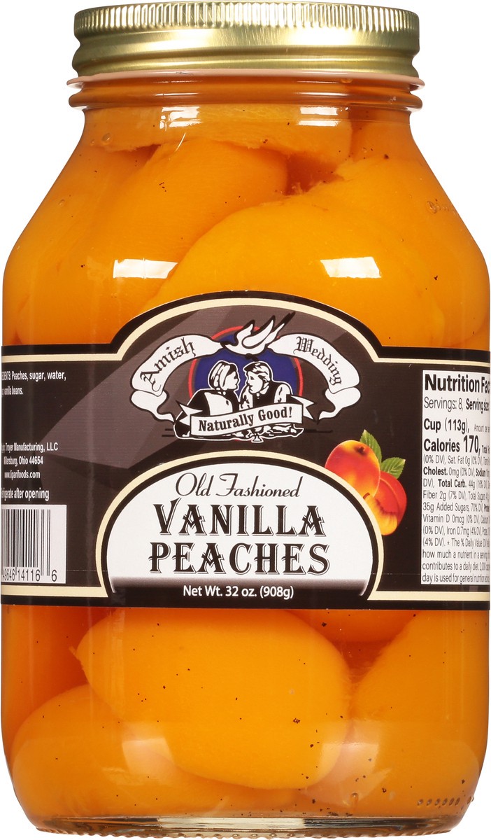 slide 6 of 9, Amish Wedding Old Fashioned Vanilla Peaches 32 oz, 32 oz