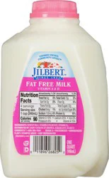 Jilbert Fat Free Milk 1 qt