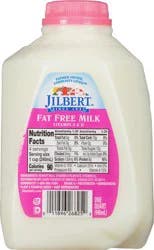 Jilbert Fat Free Milk 1 qt