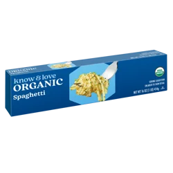 Know & Love Organic Spaghetti 16 Ounces