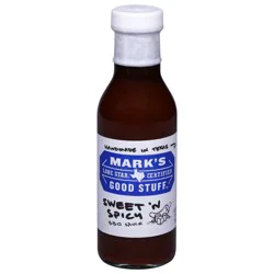Mark's Good Stuff Lone Star Certified Sweet 'n Spicy BBQ Sauce