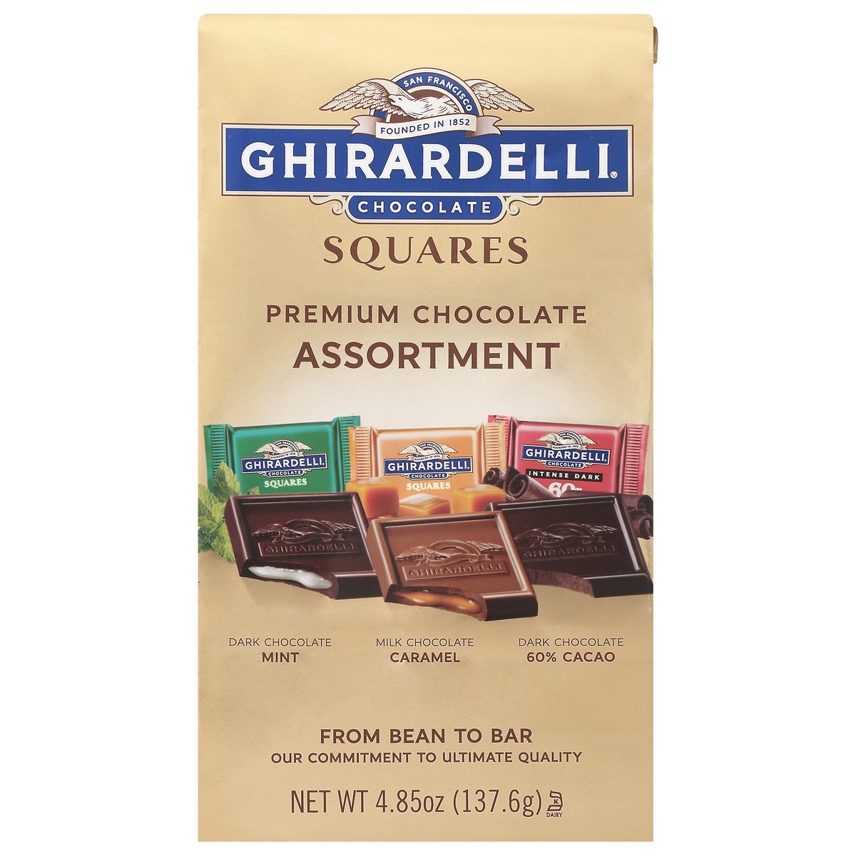 slide 1 of 1, Ghirardelli Squares Assortment Premium Chocolate 4.85 oz, 4.85 oz