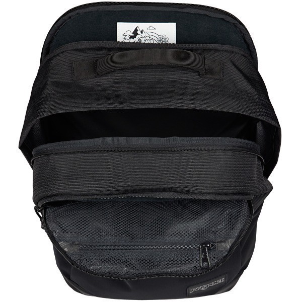 slide 7 of 8, Jansport Journey Pack With 15"" Laptop Pocket, 100% Recycled, Black, 1 ct