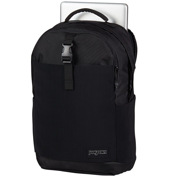 slide 3 of 8, Jansport Journey Pack With 15"" Laptop Pocket, 100% Recycled, Black, 1 ct
