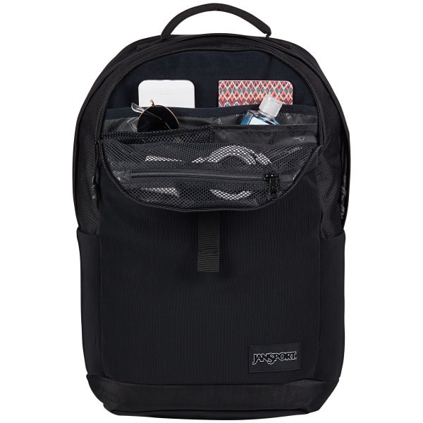 slide 5 of 8, Jansport Journey Pack With 15"" Laptop Pocket, 100% Recycled, Black, 1 ct