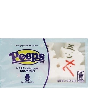 slide 1 of 1, Peeps Marshmallow Snowmen 3 ea, 3 ct
