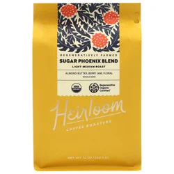 Heirloom Coffee Roasters Light-Medium Roast Sugar Phoenix Blend Coffee 12 oz