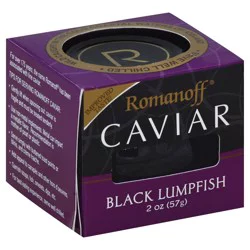 Romanoff Black Lumpfish Caviar 2 oz. Jar