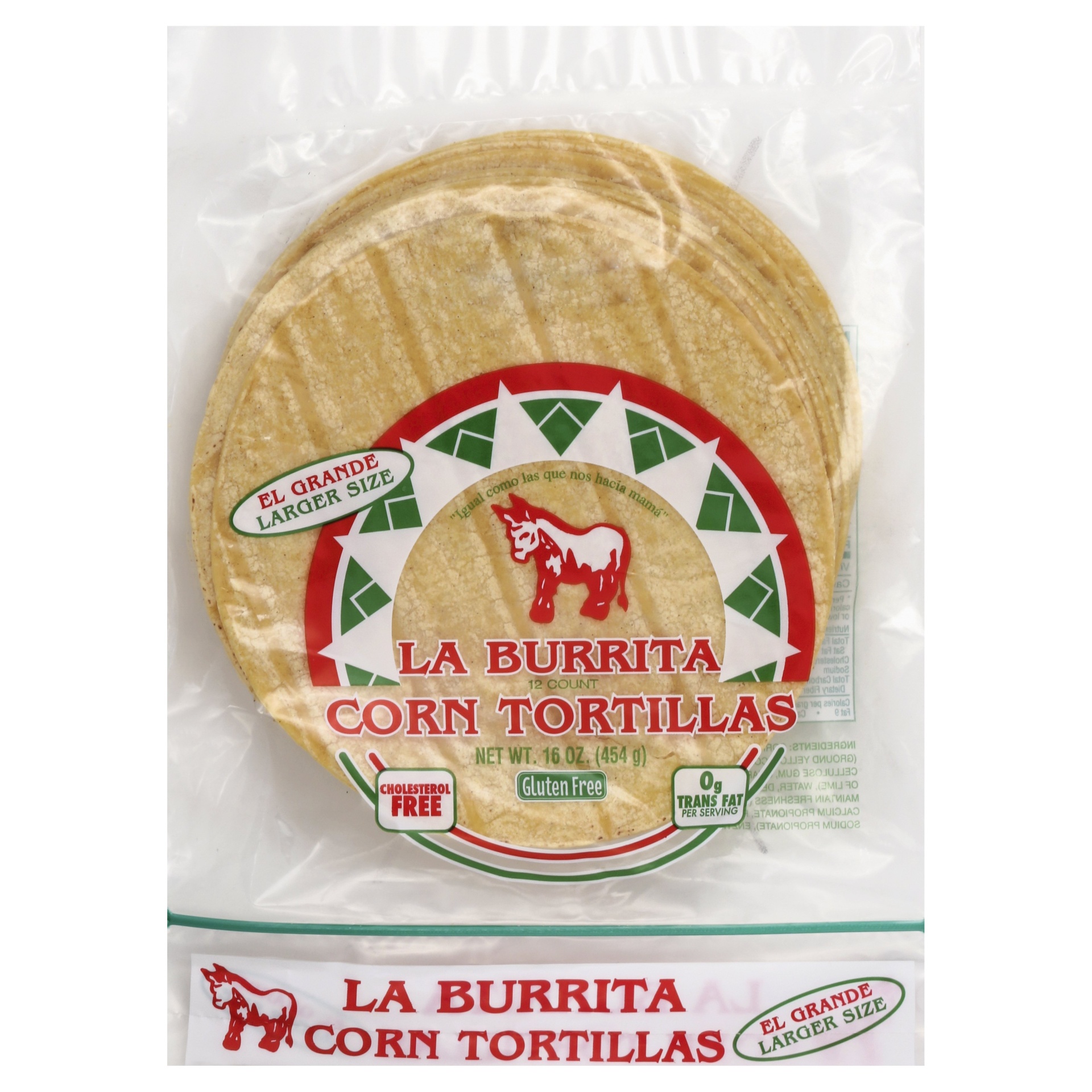 slide 1 of 5, La Burrita Tortillas 12 ea, 12 ct