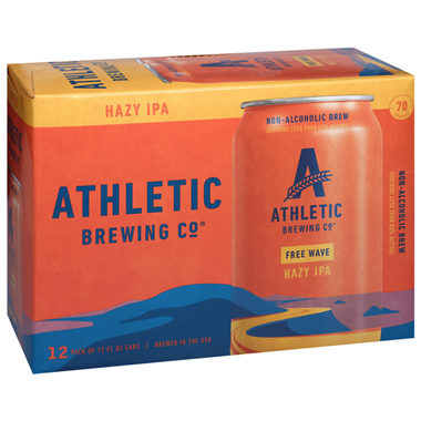 slide 1 of 5, Athletic Brewing Free Wave, 12 ct; 12 oz
