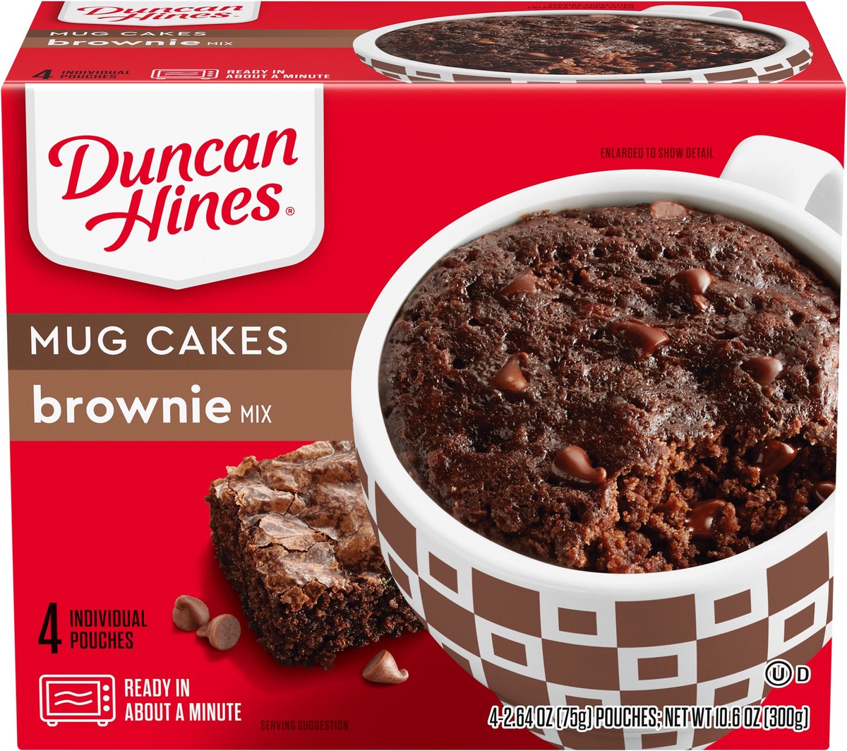 slide 1 of 5, Duncan Hines Double Chcolate Brownie Mix, 10.6 oz