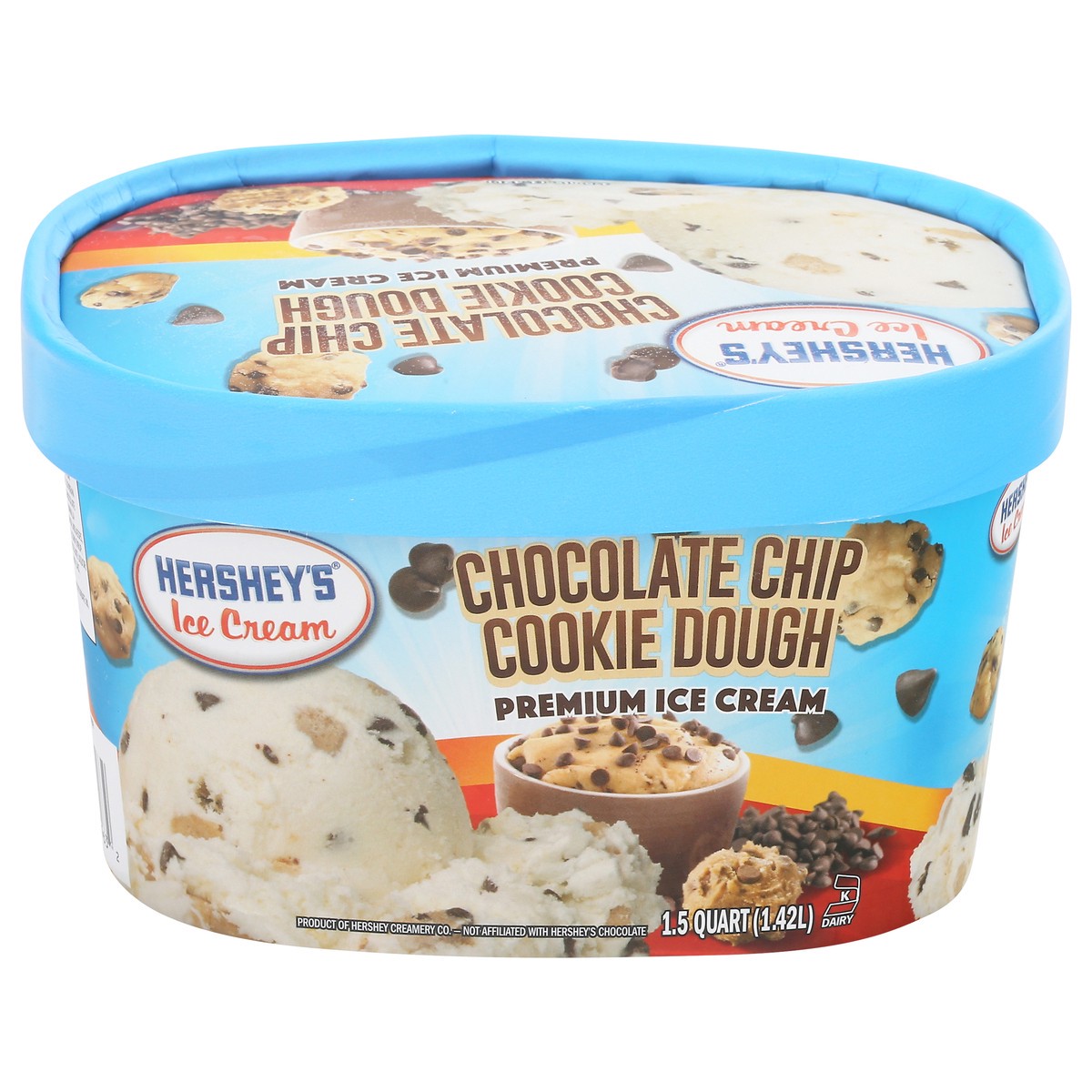 slide 9 of 15, Hershey's Premium Chocolate Chip Cookie Dough Ice Cream 1.5 qt, 1.5 qt