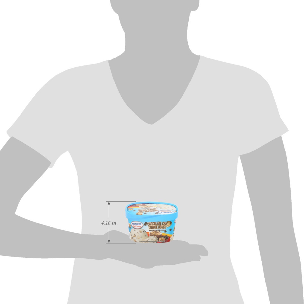 slide 3 of 15, Hershey's Premium Chocolate Chip Cookie Dough Ice Cream 1.5 qt, 1.5 qt