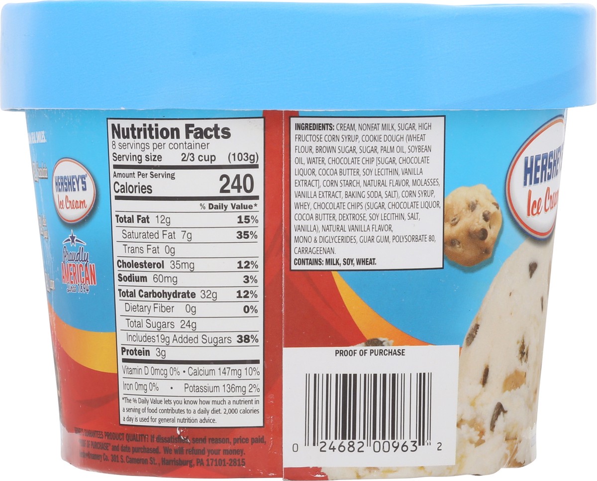 slide 12 of 15, Hershey's Premium Chocolate Chip Cookie Dough Ice Cream 1.5 qt, 1.5 qt