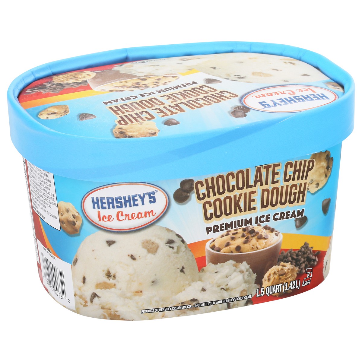 slide 4 of 15, Hershey's Premium Chocolate Chip Cookie Dough Ice Cream 1.5 qt, 1.5 qt