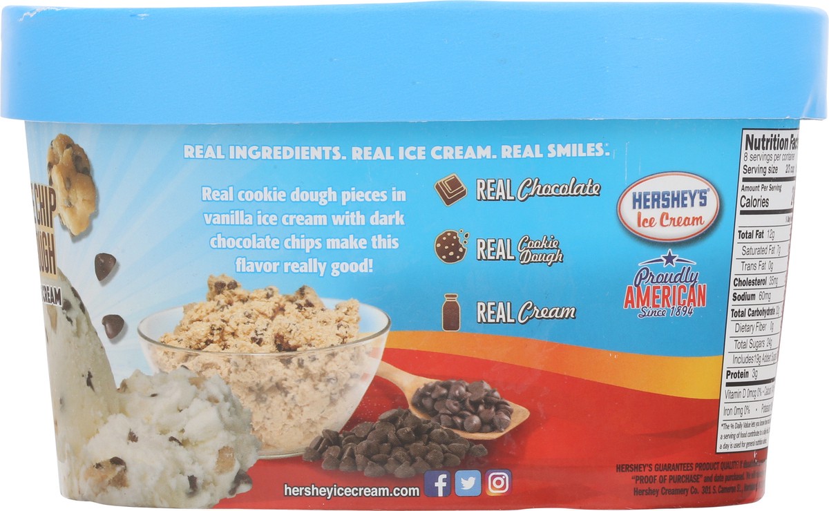 slide 10 of 15, Hershey's Premium Chocolate Chip Cookie Dough Ice Cream 1.5 qt, 1.5 qt