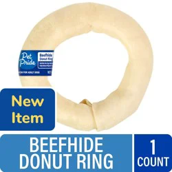 Pet Pride® Beefhide Donut Ring Chew Adult Dog Treat