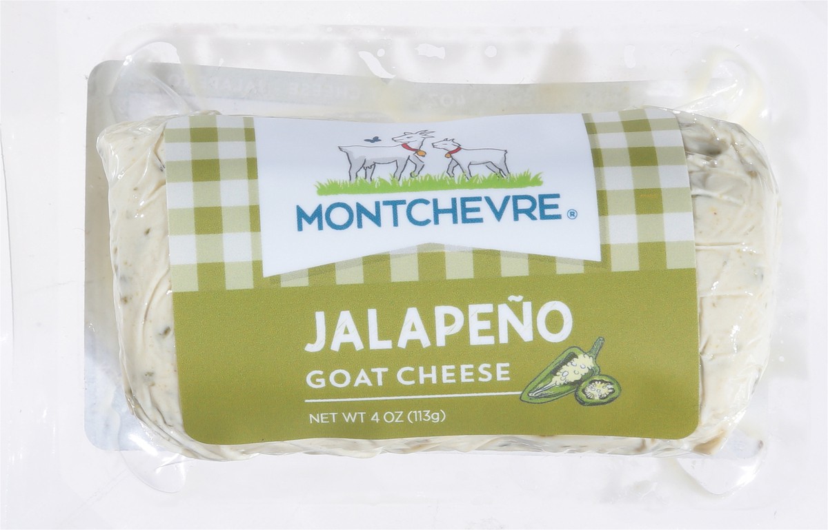 slide 9 of 13, Montchevre Jalapeno Goat Cheese 4 oz, 4 oz