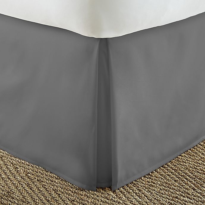 slide 1 of 1, Home Collection Pleated King Bed Skirt - Grey, 1 ct
