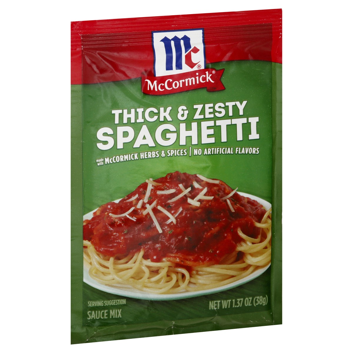 slide 5 of 9, McCormick Spaghetti Sauce Mix - Thick & Zesty, 1.37 oz