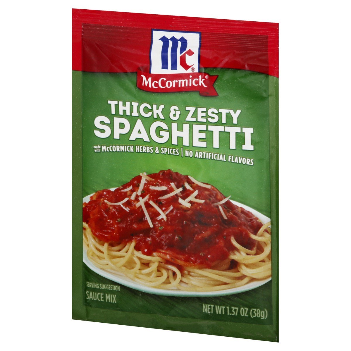 slide 3 of 9, McCormick Spaghetti Sauce Mix - Thick & Zesty, 1.37 oz