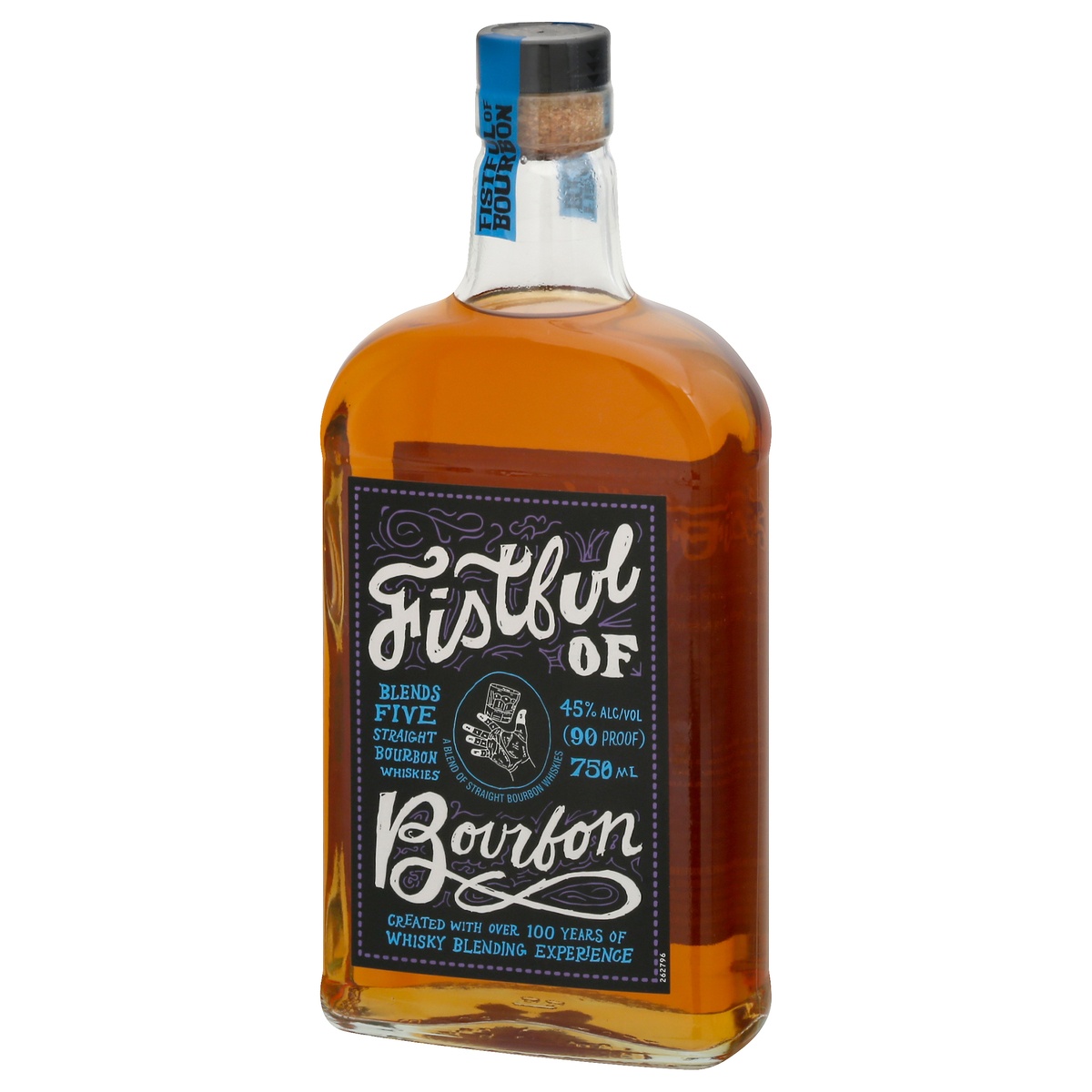 slide 3 of 8, Fistful Of Bourbon Whiskey, 750 ml