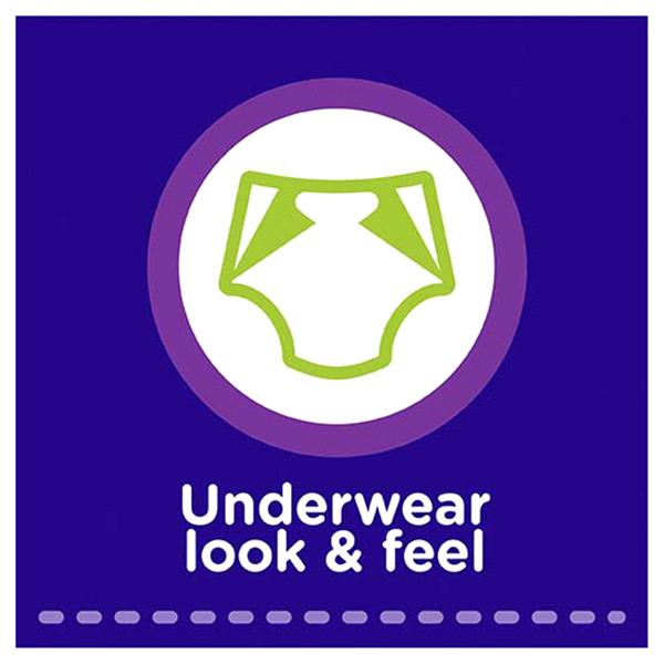 slide 24 of 25, Meijer Nighttime Underwear L/XL, 34 ct