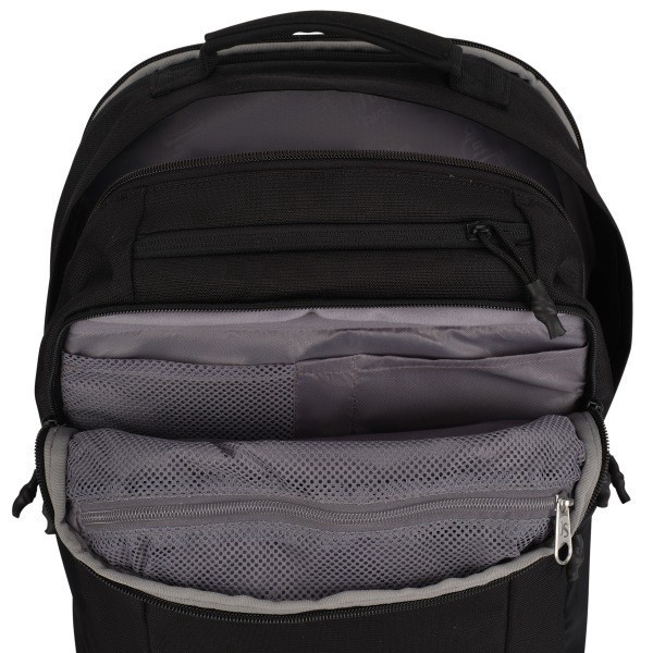 slide 6 of 8, Jansport Landings Pack With 15"" Laptop Pocket, 100% Recycled, Black, 1 ct