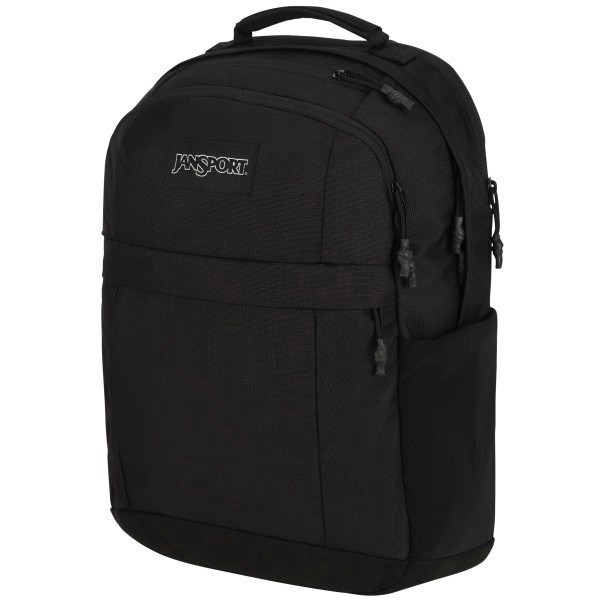 slide 3 of 8, Jansport Landings Pack With 15"" Laptop Pocket, 100% Recycled, Black, 1 ct