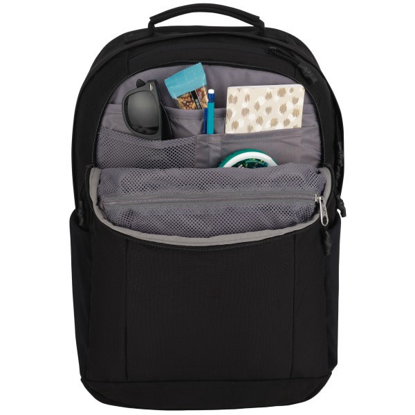 slide 7 of 8, Jansport Landings Pack With 15"" Laptop Pocket, 100% Recycled, Black, 1 ct