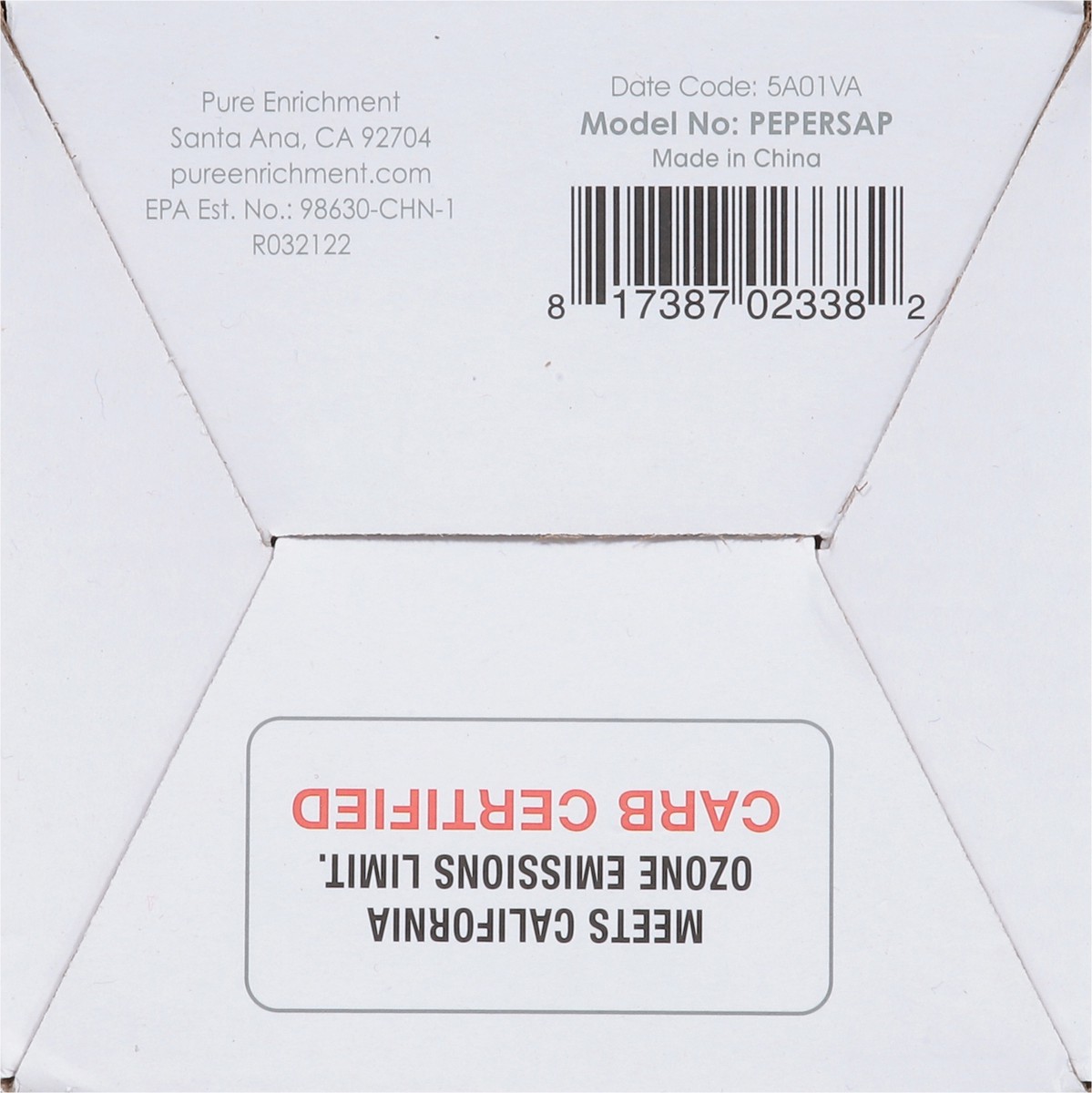 slide 10 of 13, Pure Enrichment Purezone Portable Air Purifier Mini 1 ea, 1 ct