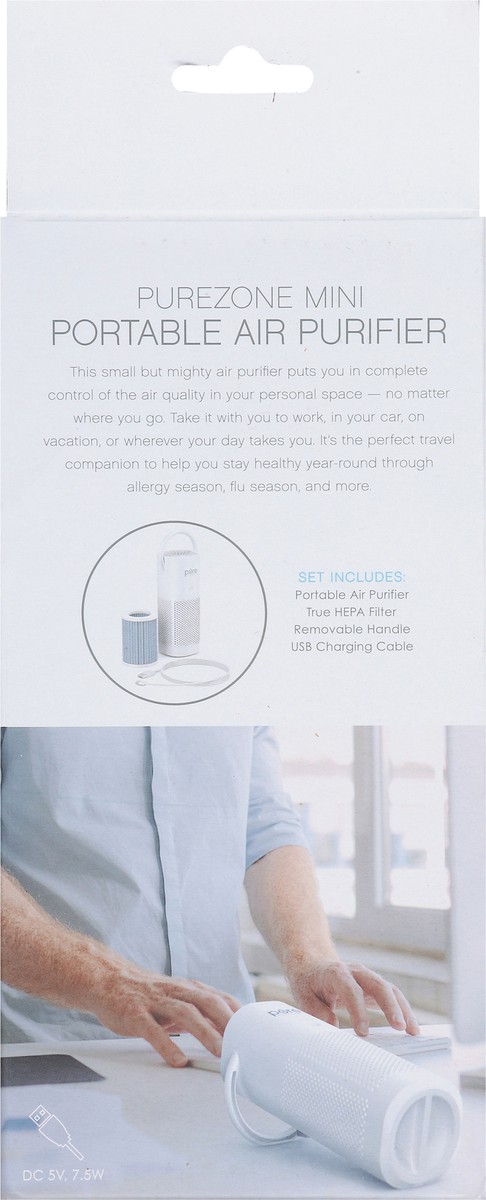 slide 9 of 13, Pure Enrichment Purezone Portable Air Purifier Mini 1 ea, 1 ct