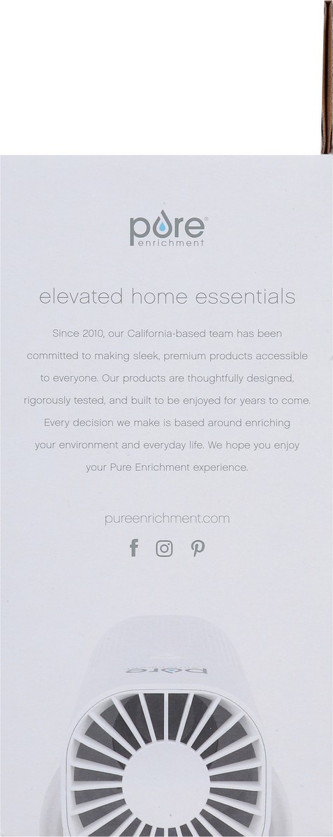 slide 12 of 13, Pure Enrichment Purezone Portable Air Purifier Mini 1 ea, 1 ct