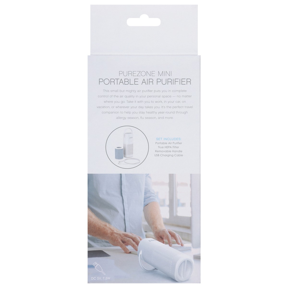 slide 6 of 13, Pure Enrichment Purezone Portable Air Purifier Mini 1 ea, 1 ct