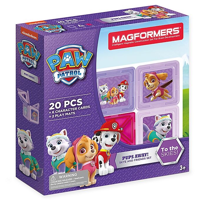 slide 1 of 1, Magformers Nickelodeon PAW Patrol Pups Away Set, 20 ct